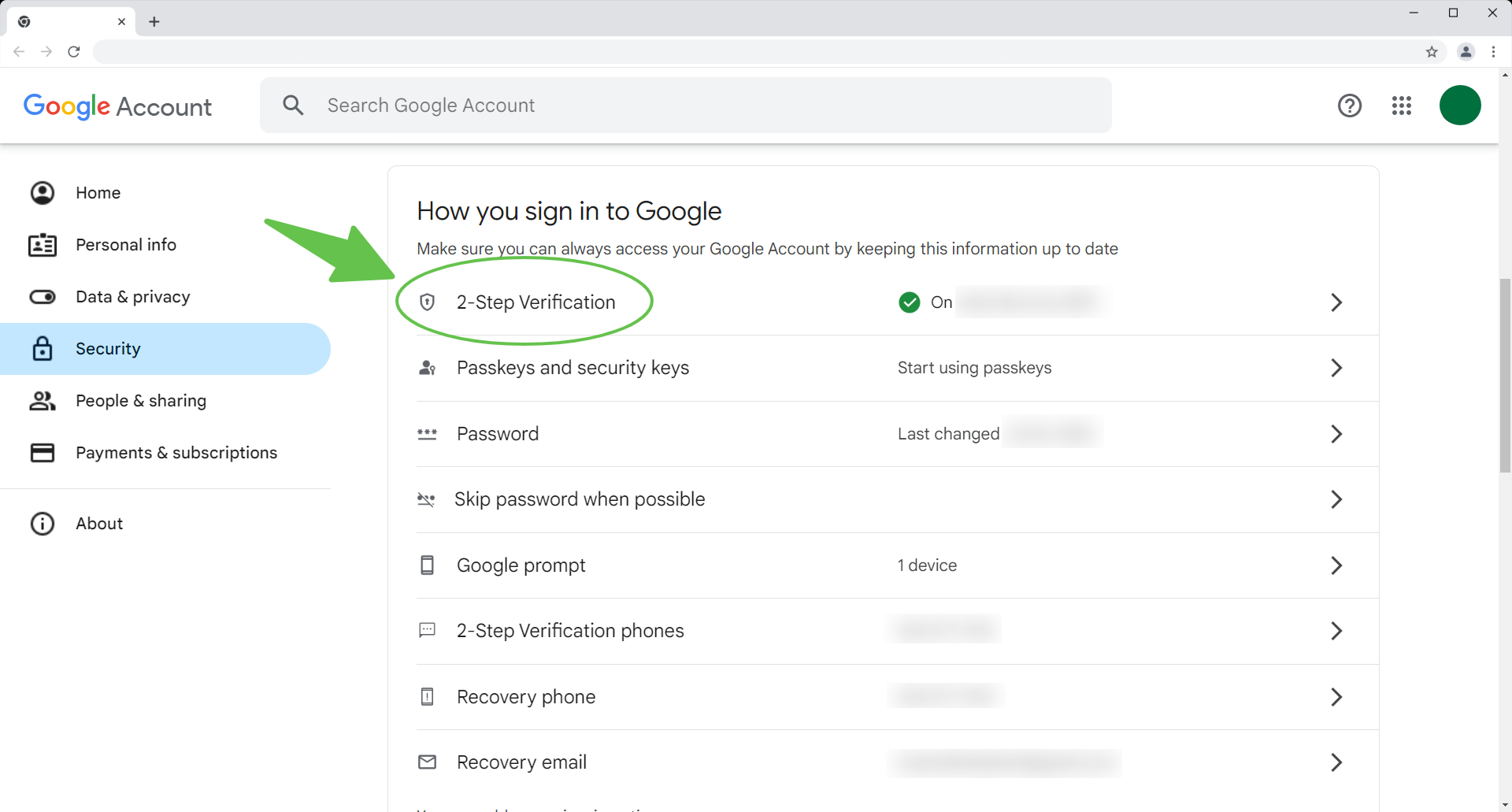 Google Two-Factor Authentication Setup